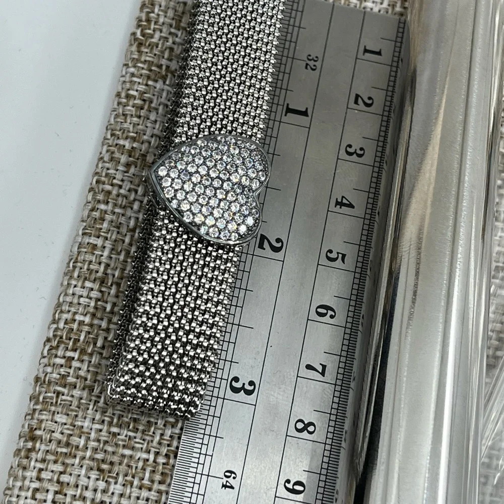 Suspicion QVC Stainless Steel Mesh Bracelet with 925 Interchangeable Ornaments - Picture 15 of 17